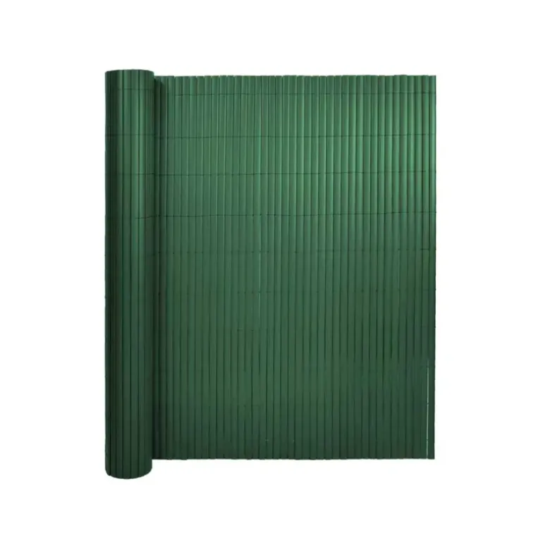 Canisse PVC occultant double face 1,5x3m vert - Kit complet avec fixation