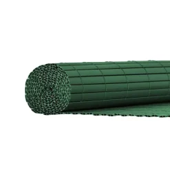 Canisse PVC occultant double face 1,5x3m vert - Kit complet avec fixation