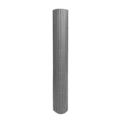 Canisse PVC occultant simple face 1x3m gris - Kit de fixation inclus
