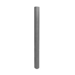 Canisse PVC occultant simple face 1x3m gris - Kit de fixation inclus