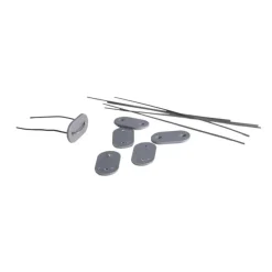 Canisse PVC occultant simple face 1,5x5m gris - Kit de fixation inclus