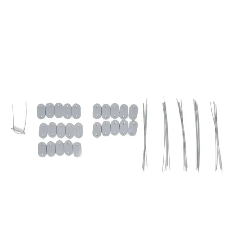Canisse PVC occultant simple face 1,5x5m gris - Kit de fixation inclus