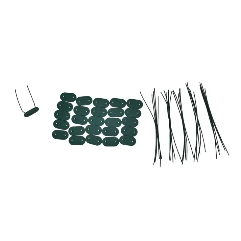 Canisse PVC occultant simple face 1x3m vert - Kit de fixation inclus