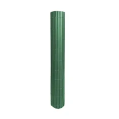 Canisse PVC occultant simple face 1x3m vert - Kit de fixation inclus