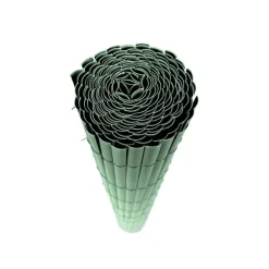 Canisse PVC occultant simple face 1x3m vert - Kit de fixation inclus