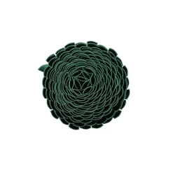 Canisse PVC occultant simple face 1x3m vert - Kit de fixation inclus