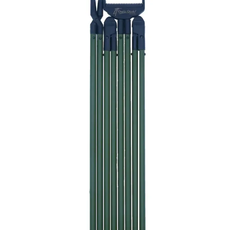 Canne de pirsh Bush alu 6060T6 nylon, 170cm montée vert kaki