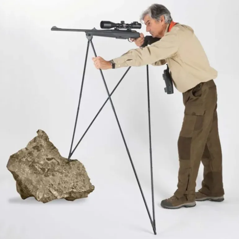 Canne de pirsh Bush Light aluminium et nylon 170cm montée 575g