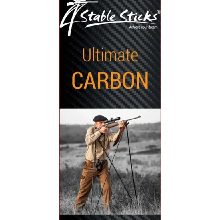 Canne de pirsh Ultimate Carbon fibre carbone + nylon 170cm montée