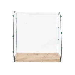 Carré potager tomate en bois de sapin avec housse PVC - 115x30x120cm