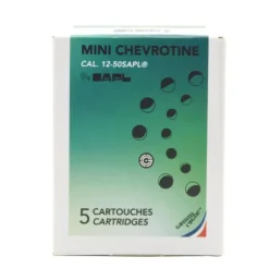 Cartouches mini Gomme cogne chevrotines Cal 12/50
