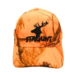 Casquette brodée polyester camo orange blaze taille unique