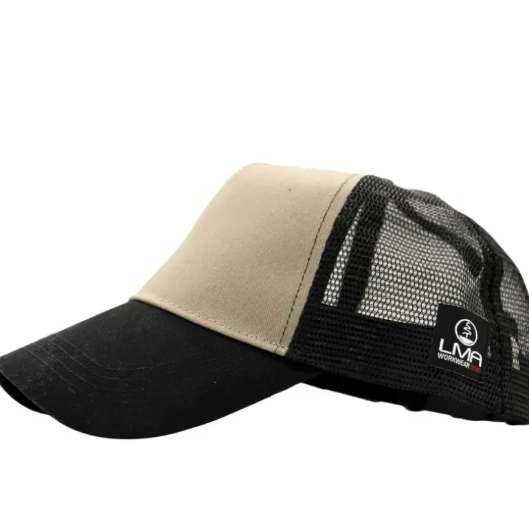 Casquette Capitole coton polyester respirant réglable gris noir
