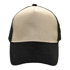 Casquette Capitole coton polyester respirant réglable gris noir
