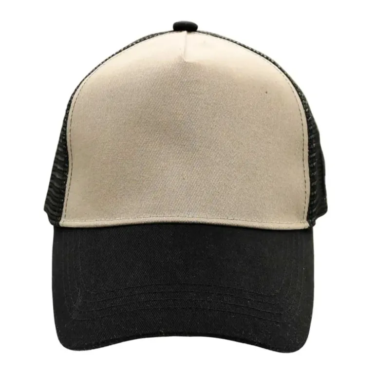 Casquette Capitole coton polyester respirant réglable gris noir