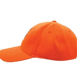Casquette confort brodé sanglier tissu respirant orange