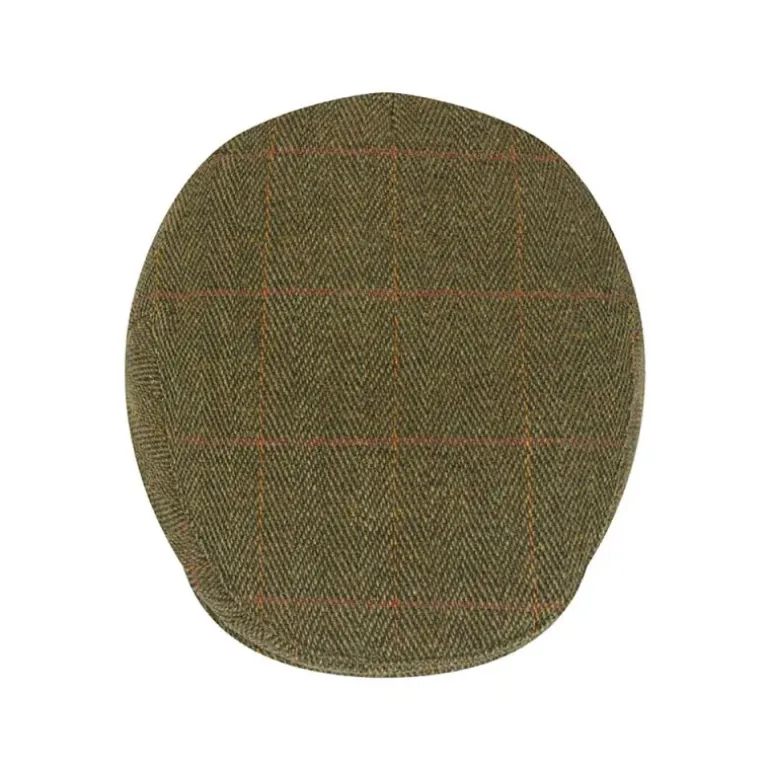 Casquette Walker and Hawkes Cambridge Vert Tweed