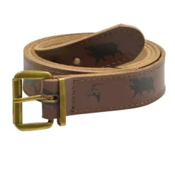 Ceinture motif sanglier et bécasse