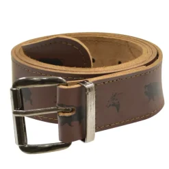 Ceinturon motif sanglier et bécasse