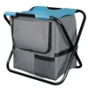 Chaise pliante sac isotherme fermeture zippée 21L assise 29x29cm
