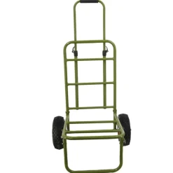 Chariot de transport pliable acier roues gonflables