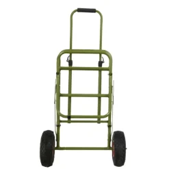 Chariot de transport pliable acier roues gonflables