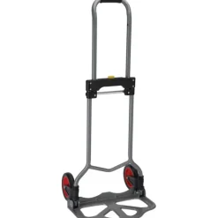 Chariot diable pliable acier 60kg 80x385x710mm
