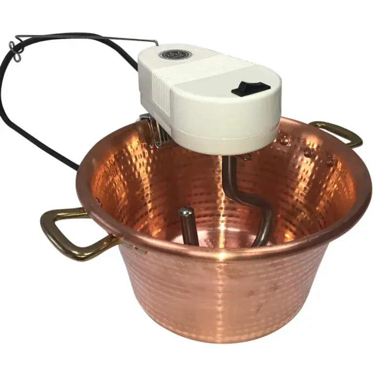 Chaudron électrique en cuivre NOVITAL 4,7 L - 4W - Ø 26 cm - Compatible gaz