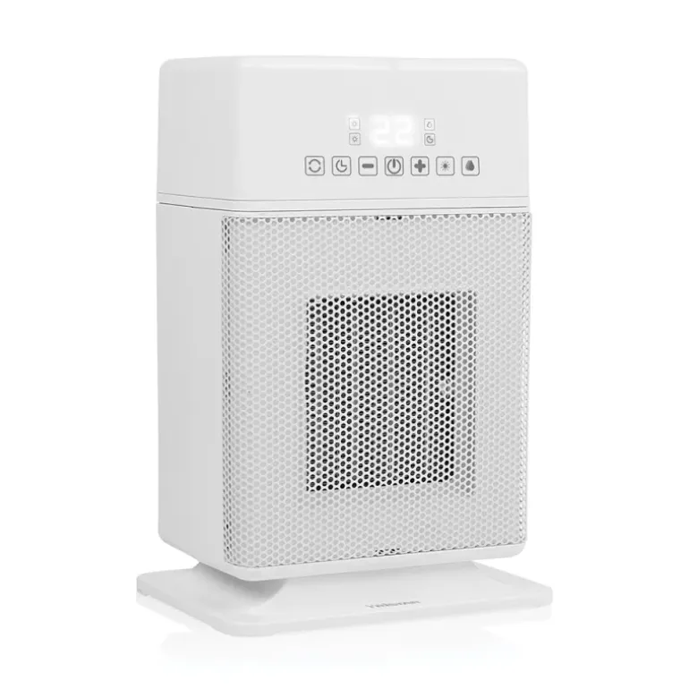 Chauffage et humidificateur minuterie 12h 1800W 19,8x15,5x30,5cm