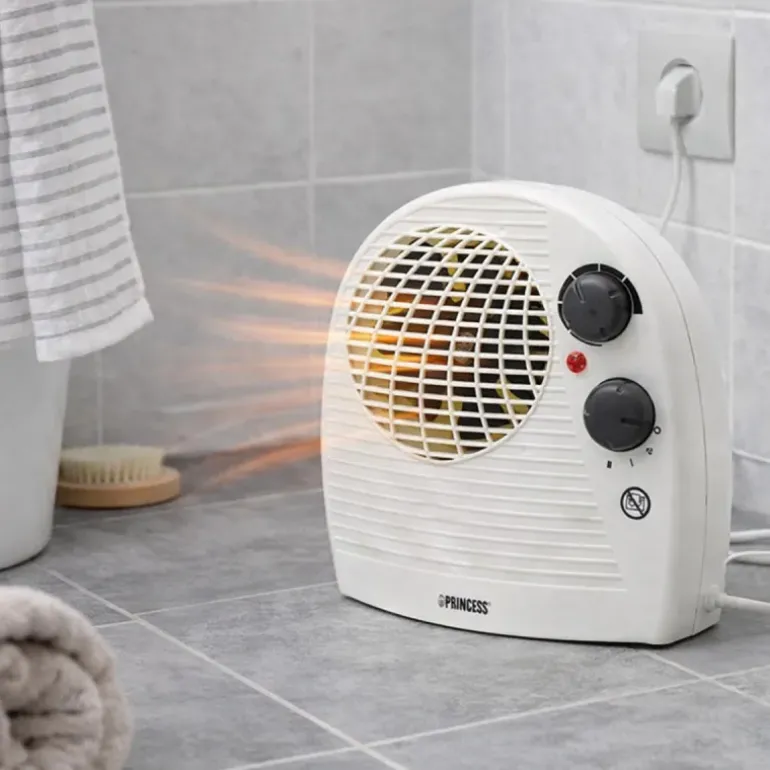 Chauffage salle de bain horizontal thermostat réglable 2000W