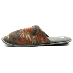 Chaussons camo homme textime doux brun vert orange 41/42 à 45/46