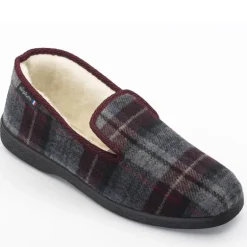 Chaussons fourrés Polaine bordeaux – charentaise Airplum Made in France