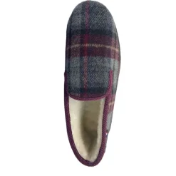 Chaussons fourrés Polaine bordeaux – charentaise Airplum Made in France