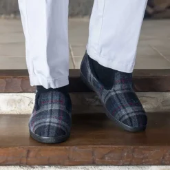 Chaussons mixtes fourrés Polaine marine - Airplum