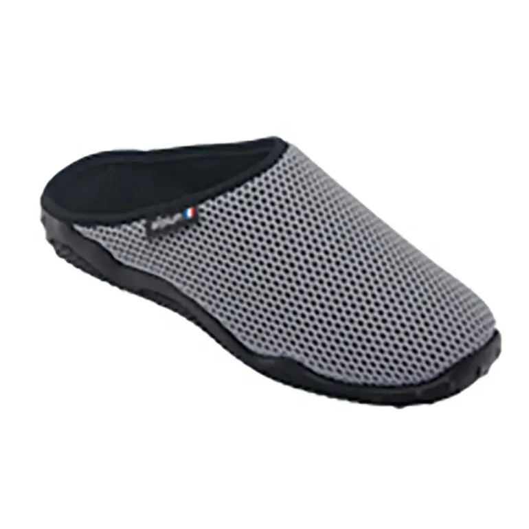 Chaussons mules résille Data - Homme - Gris