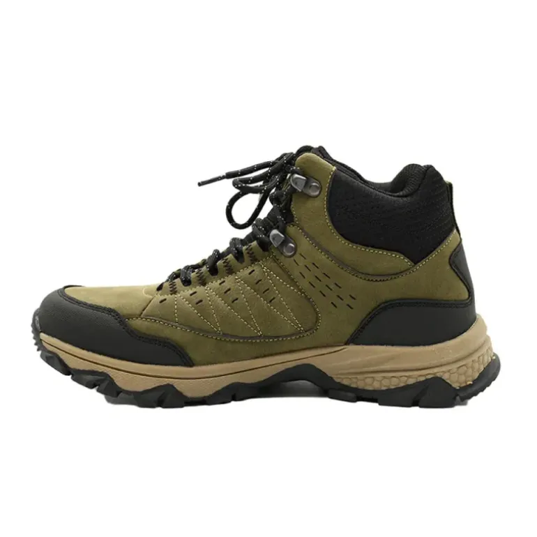 Chaussures de marche Indiana en PU et MESH kaki 39 à 46