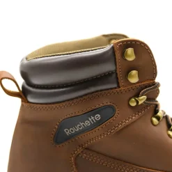 Chaussures de marche montantes Detroit cuir Marron 40 à 47