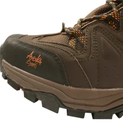 Chaussures de marche montantes Dolan cuir et toile marron 40 à 46