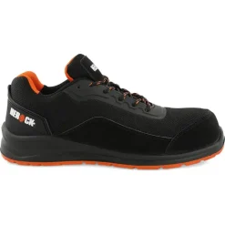 Chaussures de sécurité Leno - S1P SRC - Noir/Orange - Homme