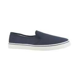 Chaussures souples homme en textile bleu marine - Tige basse