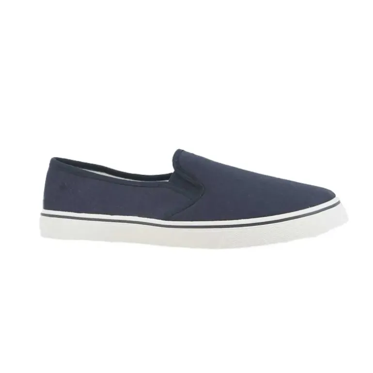 Chaussures souples homme en textile bleu marine - Tige basse