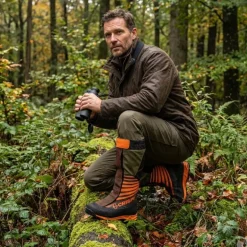 Chaussures-guêtres de chasse CRISPI Highland Pro GTX BOA orange