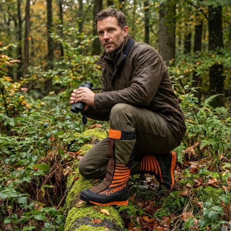Chaussures-guêtres de chasse CRISPI Highland Pro GTX BOA orange