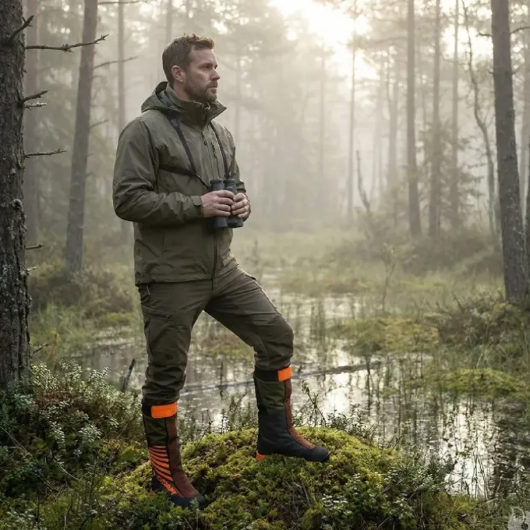Chaussures-guêtres de chasse CRISPI Highland Pro GTX BOA orange