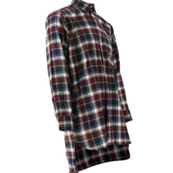 Chemise à carreaux Tanouk flanelle coton rouge bleu S à 4XL
