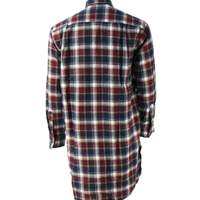 Chemise à carreaux Tanouk flanelle coton rouge bleu S à 4XL