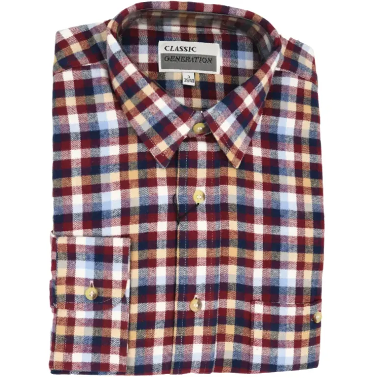 Chemise Dolty bordeaux