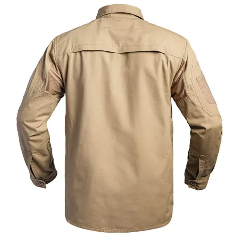 Chemise Fighter renforcée respirant coton polyester sable M à 3XL
