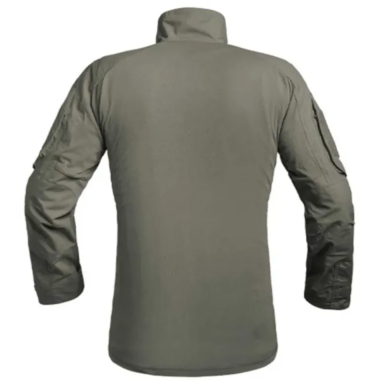 Chemise Ubas Fighter col montant zip coton polyester kaki M à 3XL