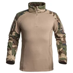 Chemise Ubas Fighter col montant zip coton polyester camo M à 3XL